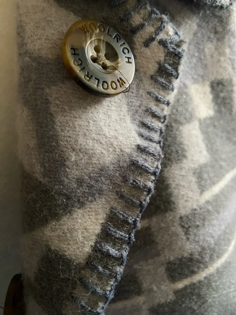 Womens Gray Geometric Button-Up Jacket - Picture 4 of 4